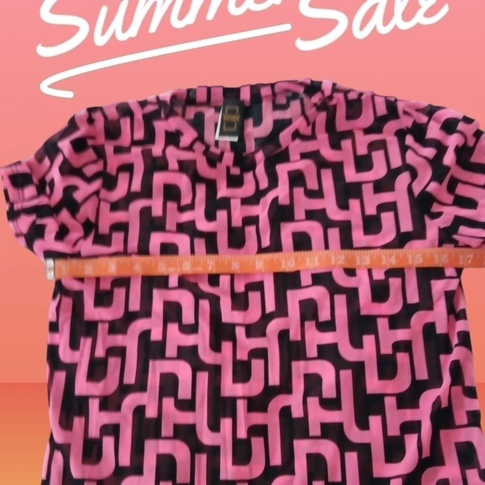 Mesh Biker Shorts Set Hot Pink and Black Size Medium - Picture 6 of 16